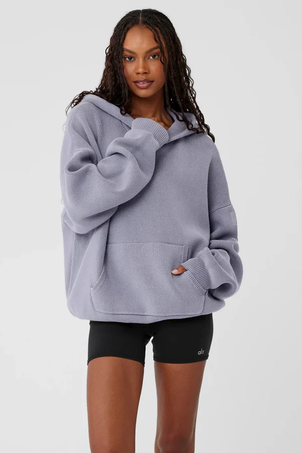 Scholar Hooded Sweater - Fog
