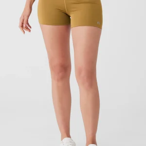 3 High-Waist Airlift Short - Golden Olive Branch