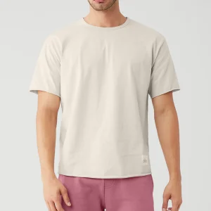 Society Crewneck Tee - Bone