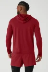 Conquer Reform Long Sleeve With Hood - Victory Red