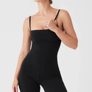 Airbrush Mesh Everlasting Onesie - Black