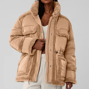 Ice Breaker Puffer Jacket - Toasted Almond