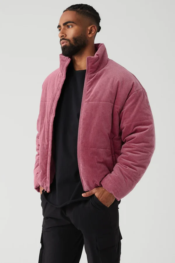 Corduroy Stage Puffer - Mars Clay