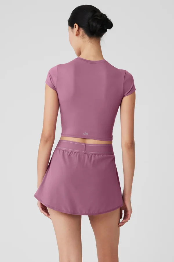 ALOSOFT CROP FINESSE SHORT SLEEVE