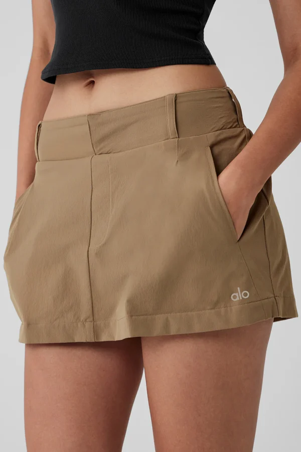 Fan Club Mini Skirt - Gravel