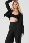 Cropped High Speed Jacket - Black