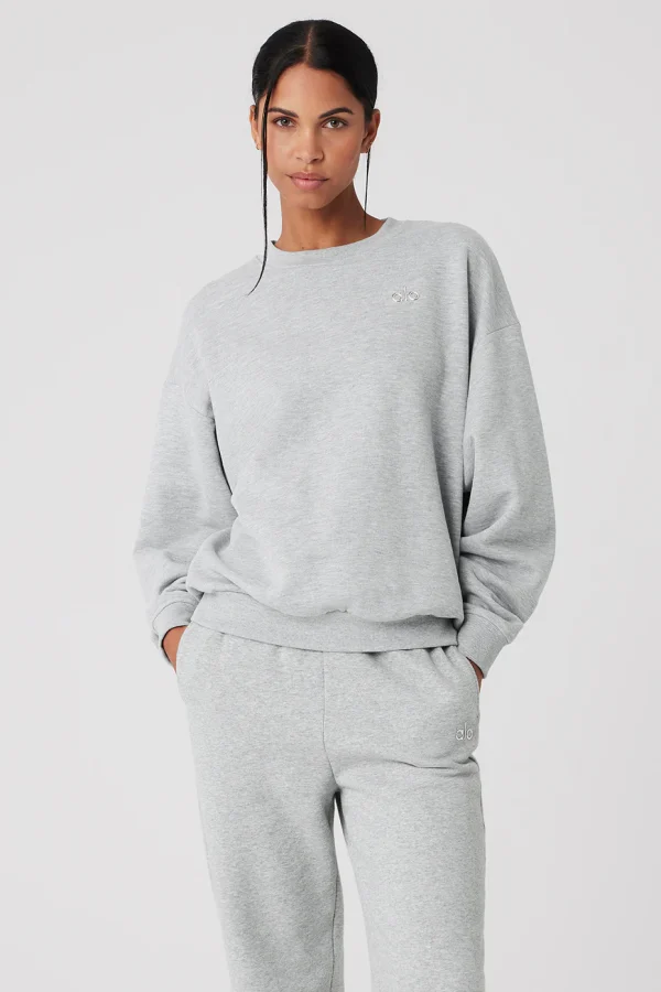 Accolade Crew Neck Pullover - Athletic Heather Grey