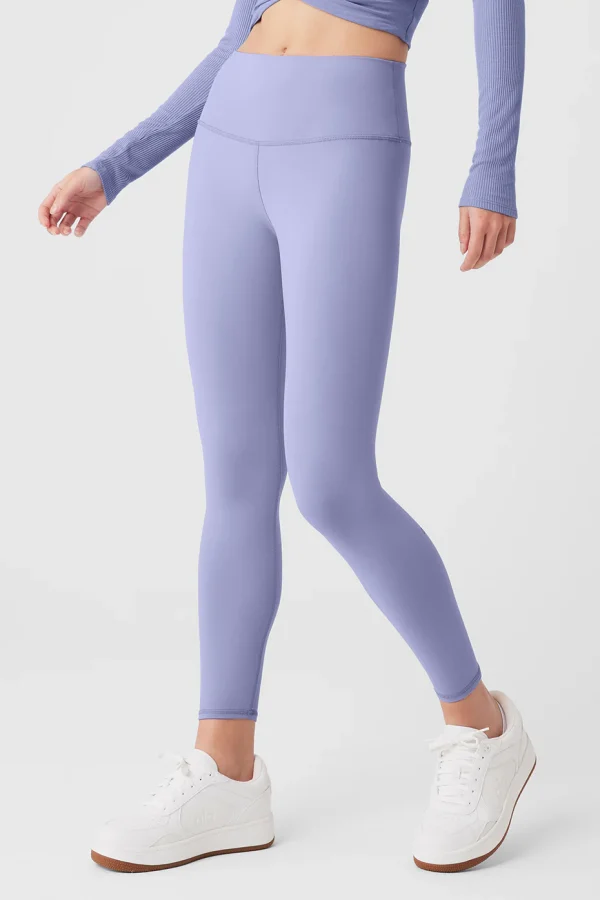 7/8 High-Waist Airbrush Legging - Lilac Blue