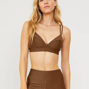 Airlift Mesh Celeste Bra - Cinnamon Brown