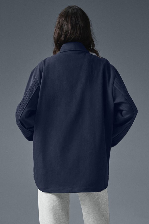 Edition Sueded Jacket – Navy
