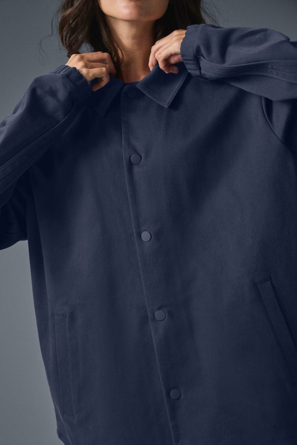 Edition Sueded Jacket – Navy