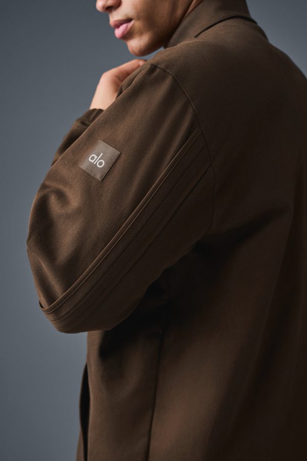 Edition Sueded Jacket – Espresso