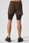 5″ Revival 2-in-1 Short – Espresso/Black