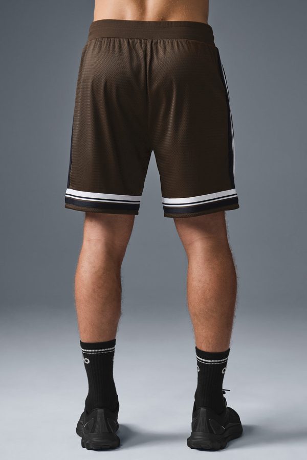 7″ Key Mesh Basketball Short – Espresso