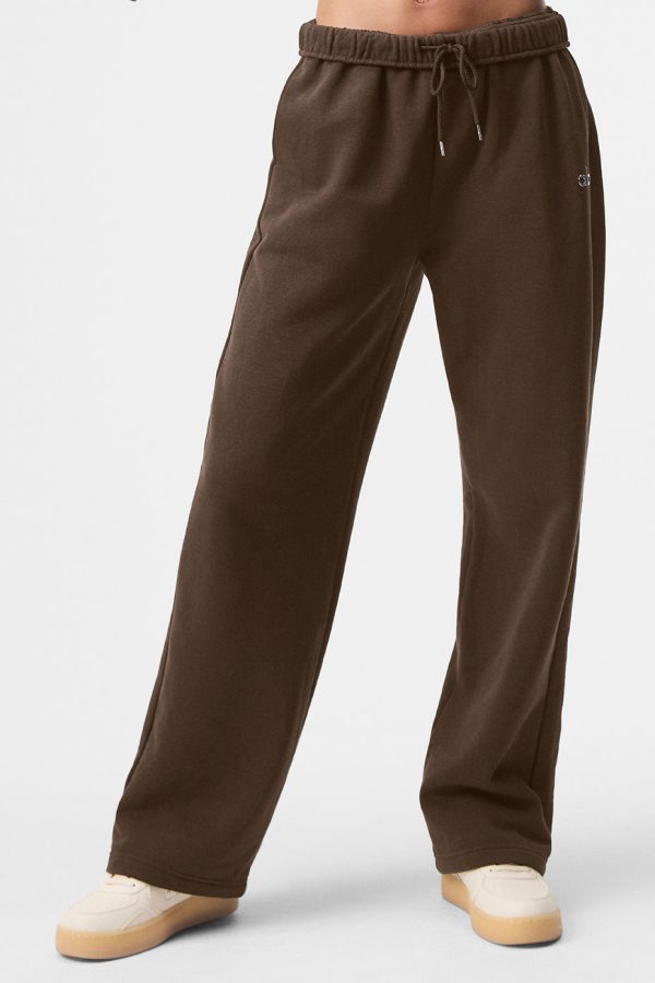 Accolade Straight Leg Sweatpant – Espresso