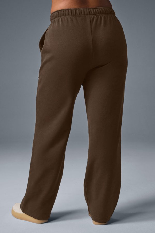 Accolade Straight Leg Sweatpant – Espresso