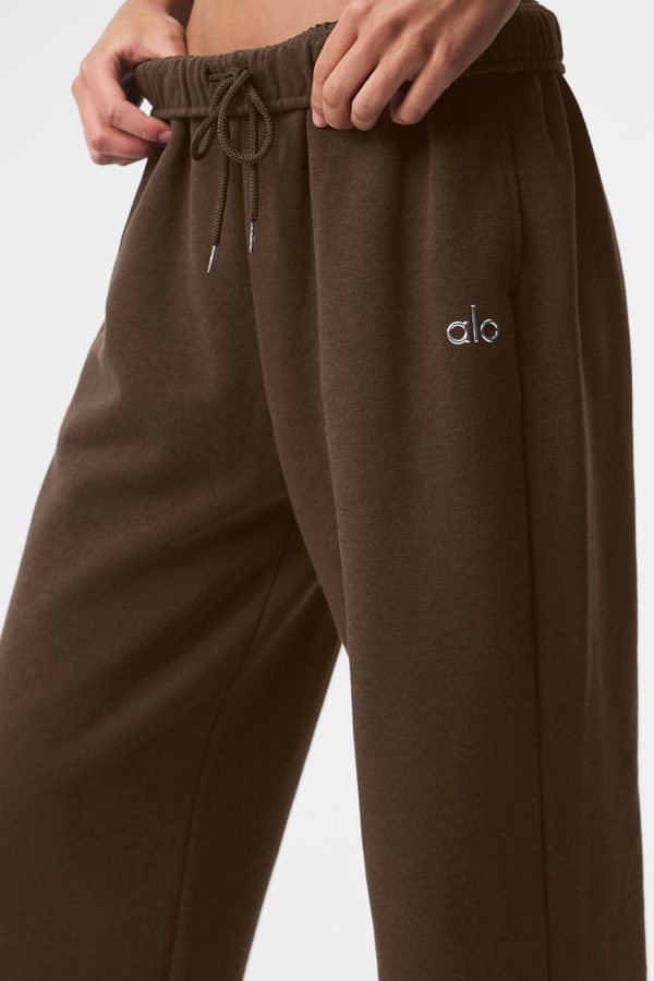 Accolade Straight Leg Sweatpant – Espresso