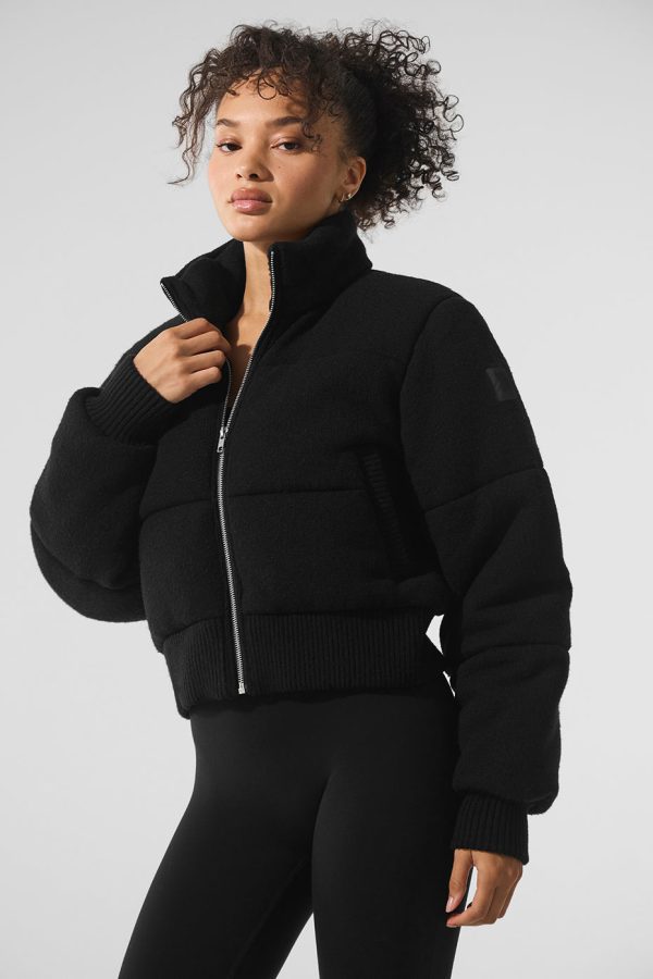 Darling Sweater Puffer ?C Black