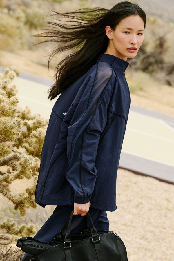 Origin Full-Zip Track Jacket – Navy/Black