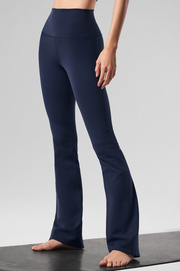 Airbrush High-Waist Bootcut Legging – Navy