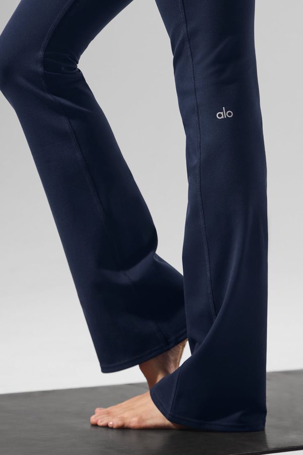 Airbrush High-Waist Bootcut Legging – Navy