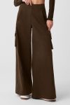 Show Off Cargo Wide Leg Trouser – Espresso