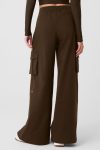 Show Off Cargo Wide Leg Trouser – Espresso