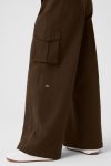 Show Off Cargo Wide Leg Trouser – Espresso