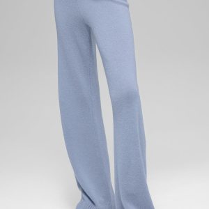Cashmere High-Waist New Class Wide Leg Pant – Winter Frost