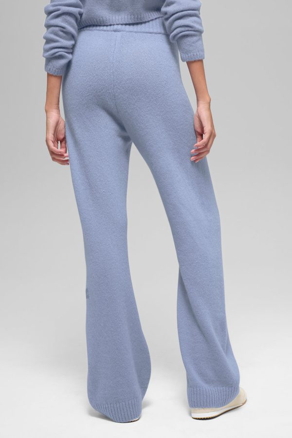 Cashmere High-Waist New Class Wide Leg Pant – Winter Frost