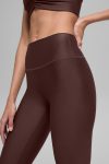 16 High-Waist Airlift Capri – Brownstone