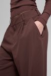 High-Waist Dreamscape Trouser (Short) ?C Brownstone