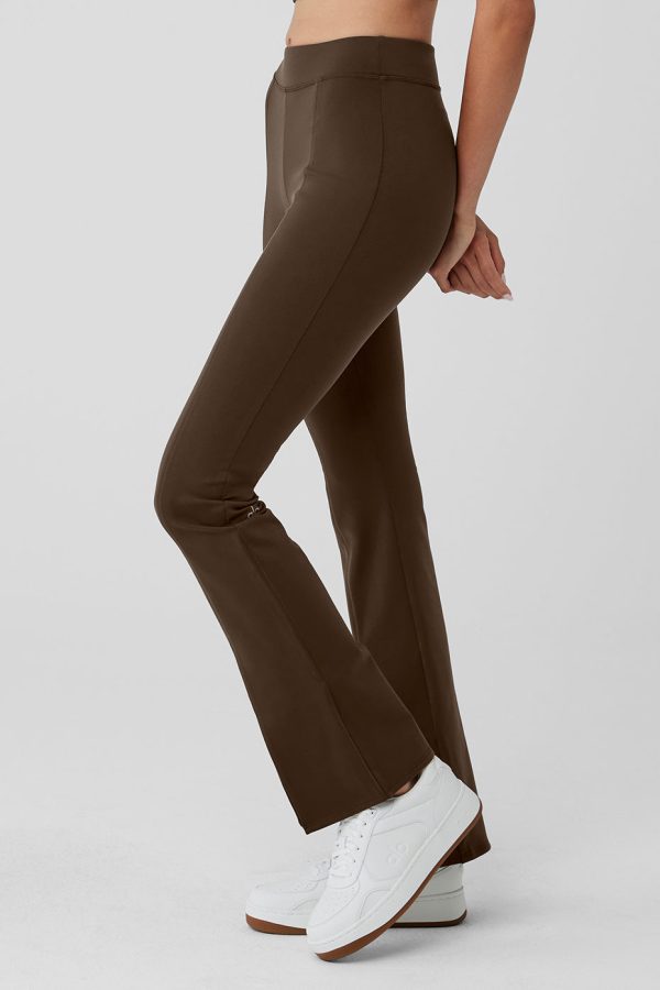Airbrush High-Waist Flutter Legging – Espresso