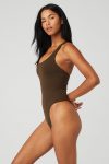 Sleek Back Bodysuit – Espresso