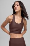 Airlift Super Sleek Bra Tank – Brownstone